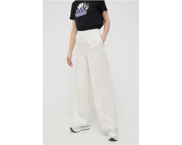 adidas Originals pantaloni femei, culoarea bej