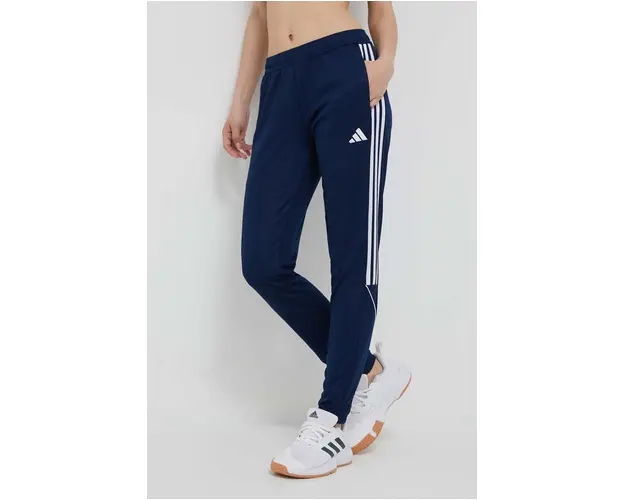 adidas Performance pantaloni de antrenament Tiro 23 League culoarea bleumarin, cu imprimeu HS3539