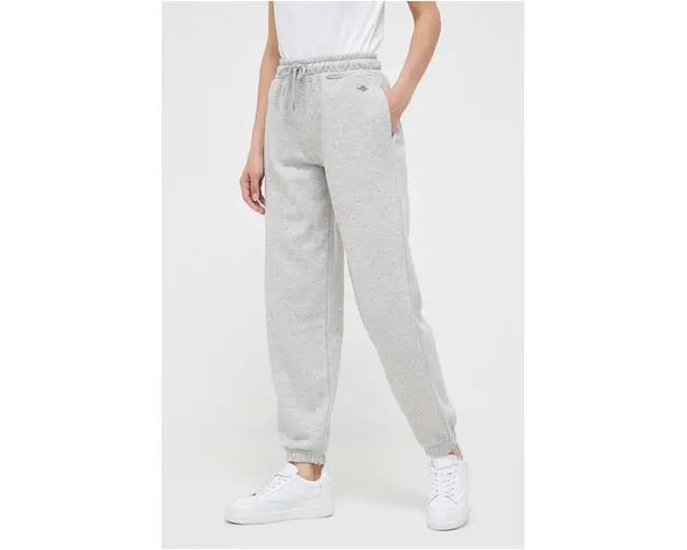 Gant pantaloni de trening culoarea gri, melanj