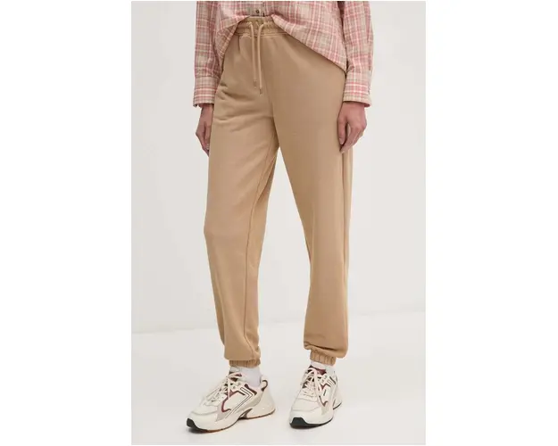 Gant pantaloni de trening culoarea bej, melanj