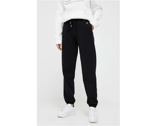 Gant pantaloni de trening culoarea negru, melanj