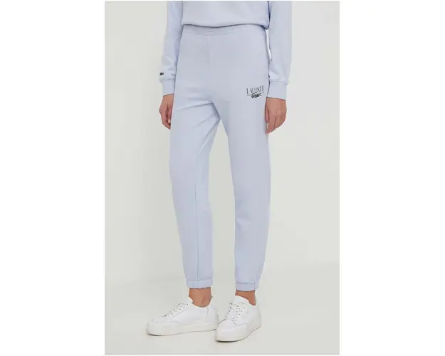 Lacoste pantaloni de trening cu imprimeu