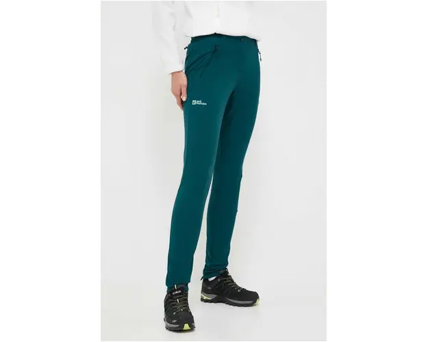 Jack Wolfskin pantaloni de exterior Geigelstein culoarea verde