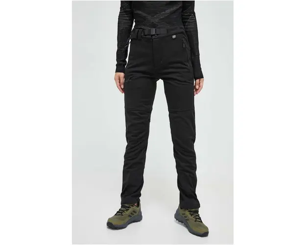 Viking pantaloni de exterior Summit Warm 2.0 culoarea negru