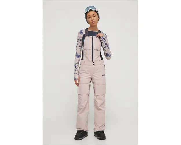 Picture pantaloni Brita culoarea roz