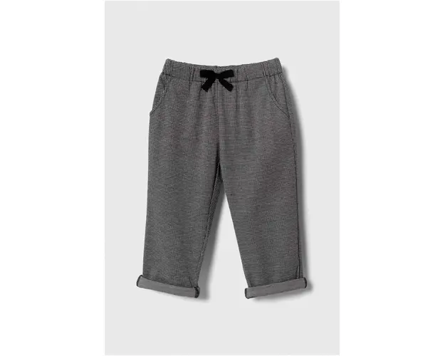 United Colors of Benetton pantaloni copii culoarea negru, modelator