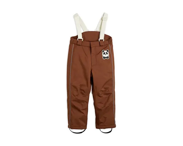 Mini Rodini pantaloni de schi pentru copii culoarea maro