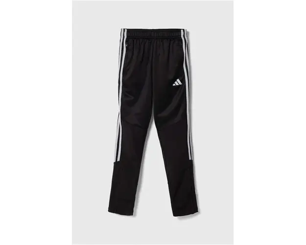 adidas Performance pantaloni de trening pentru copii culoarea negru, cu imprimeu