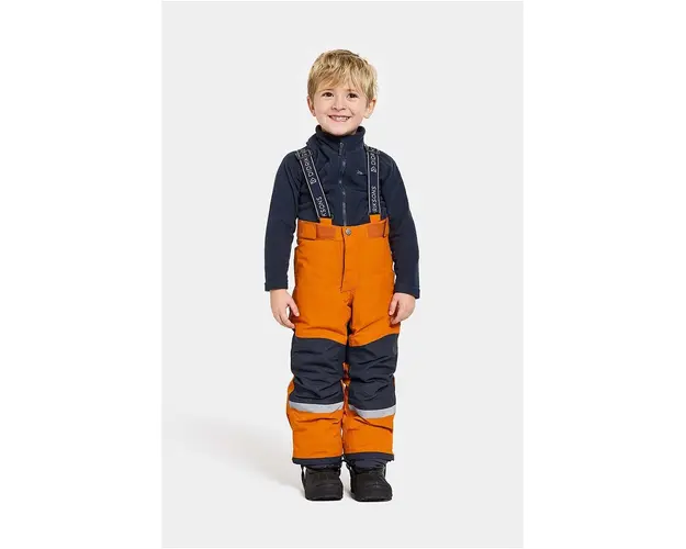 Didriksons pantaloni de schi pentru copii IDRE KIDS PANTS culoarea portocaliu