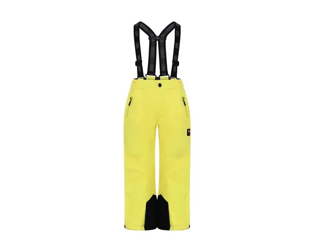 Lego pantaloni de schi pentru copii culoarea galben