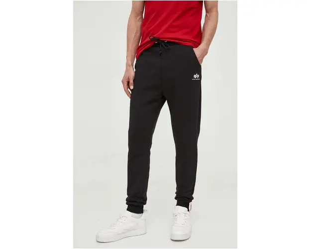 Alpha Industries pantaloni de trening culoarea negru, uni 116370.03-Black