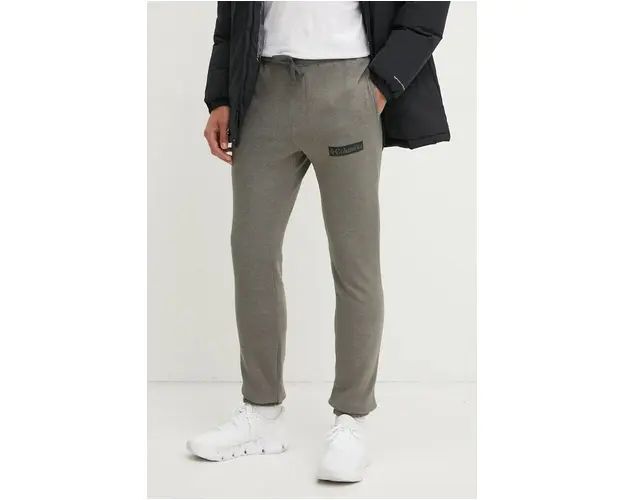 Columbia pantaloni de trening culoarea gri, cu imprimeu