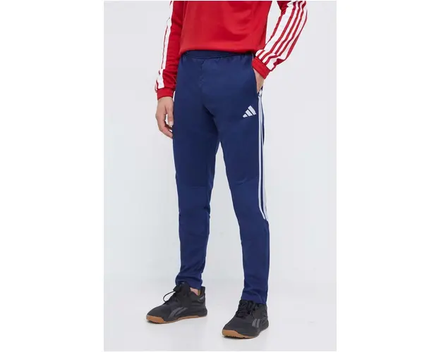 adidas Performance pantaloni de antrenament Tiro 23 Competition Winterized culoarea albastru marin, cu imprimeu