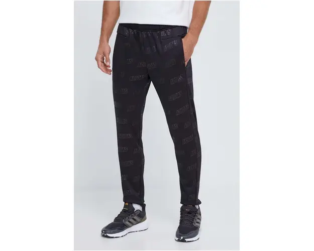 adidas pantaloni de trening culoarea negru, modelator