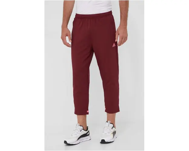 adidas pantaloni barbati, culoarea bordo