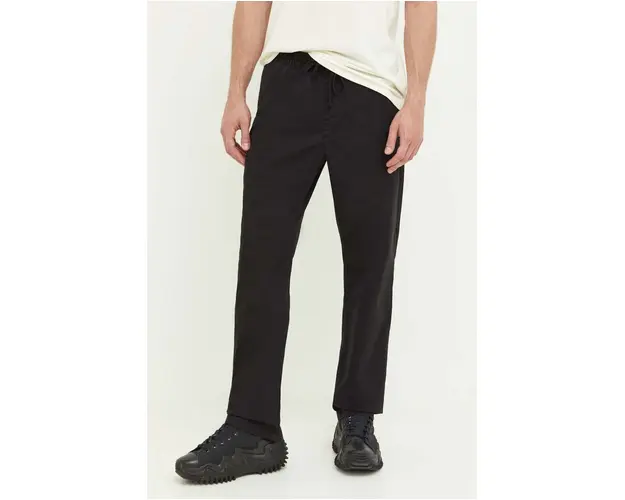 Vans pantaloni barbati, culoarea negru, drept
