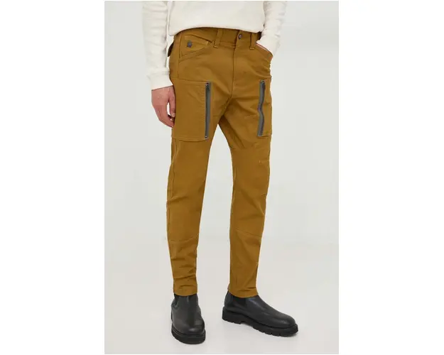 G-Star Raw pantaloni barbati, culoarea negru, drept