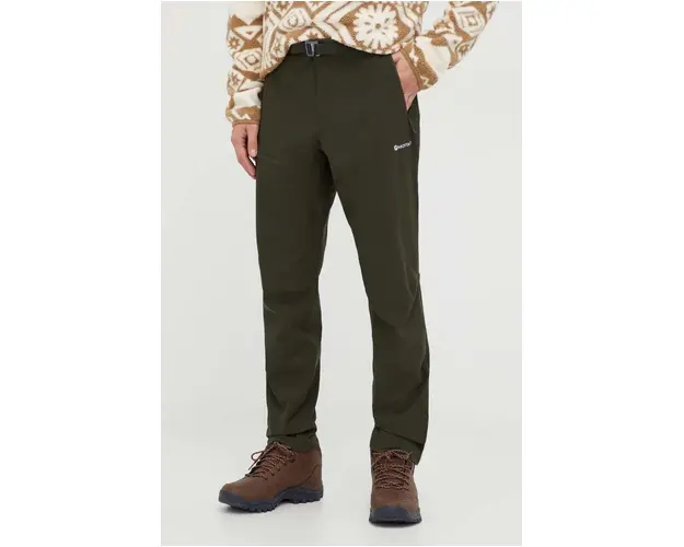 Montane pantaloni de exterior Tenacity culoarea verde