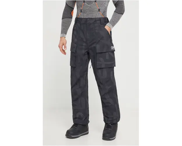 Colourwear pantaloni Mountain Cargo culoarea negru