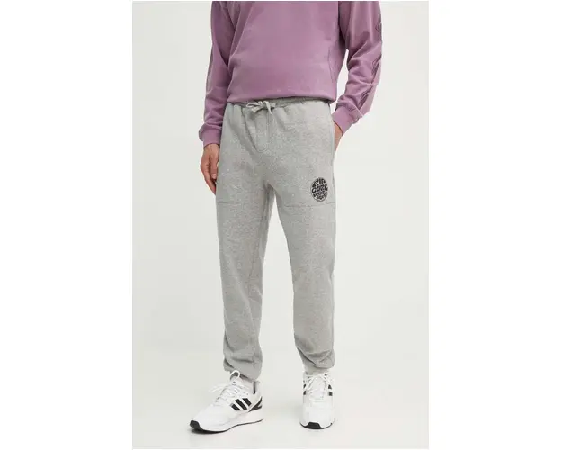 Rip Curl pantaloni de trening culoarea negru, melanj