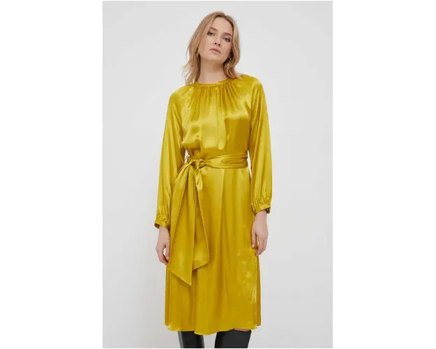 Seidensticker rochie culoarea verde, midi, evazati