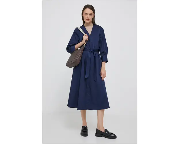 Seidensticker rochie culoarea albastru marin, mini, evazati