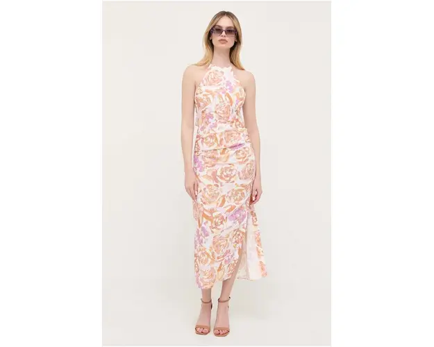 Bardot rochie maxi, drept