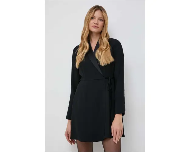 MAX&Co. rochie culoarea negru, mini, evazati