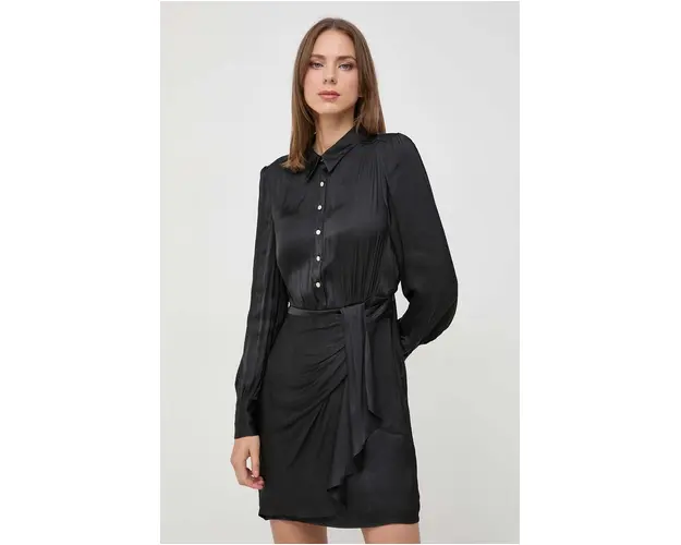 Morgan rochie culoarea negru, mini, drept