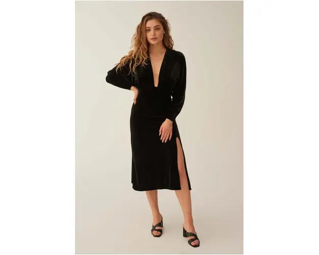 Undress Code rochie 477 Date Night Midi Dress Black culoarea negru, midi, drept