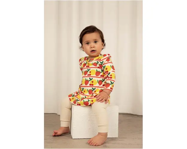 Mini Rodini rochie fete culoarea galben, mini, evazati