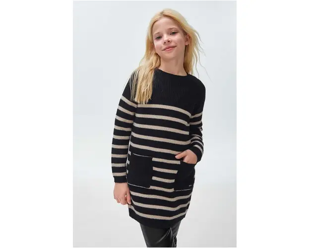 Mayoral rochie fete culoarea negru, mini, drept