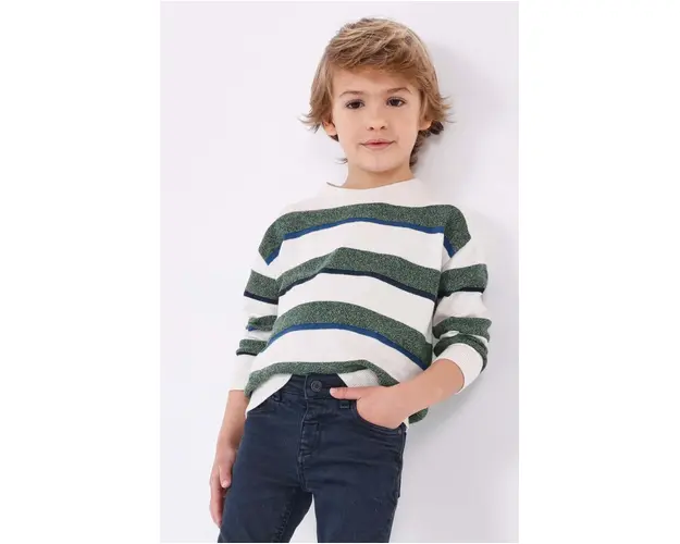 Mayoral pulover pentru copii din amestec de lana culoarea verde, light