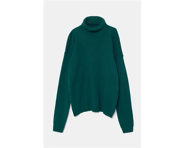 United Colors of Benetton pulover pentru copii din amestec de lana culoarea verde, light