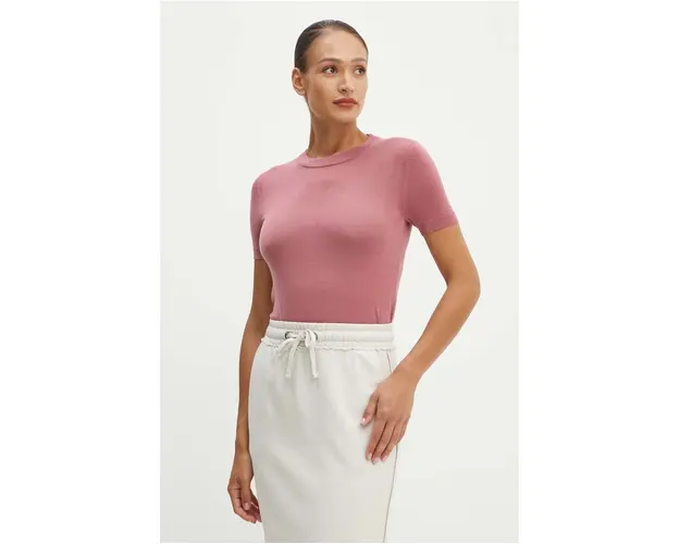 BOSS pulover de lana femei, culoarea roz, light, 50492857