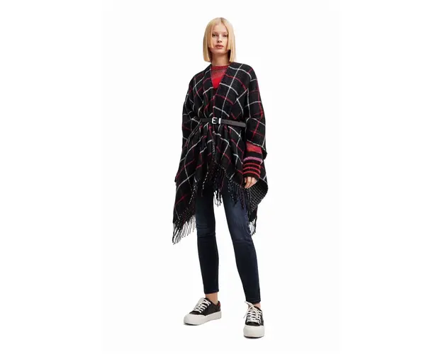 Desigual poncho culoarea negru