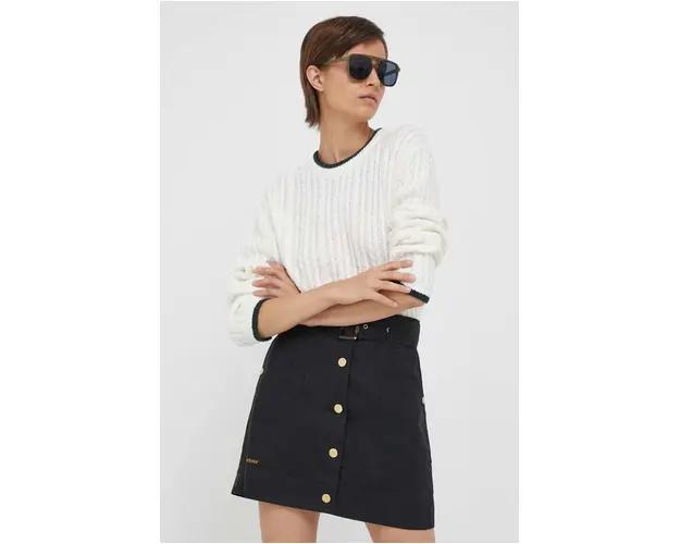 Pepe Jeans pulover din amestec de lana femei, culoarea bej, light