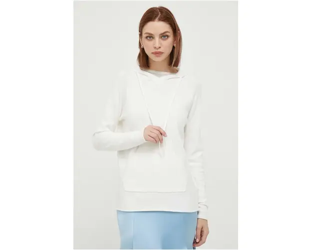 Deha pulover femei, culoarea bej, light