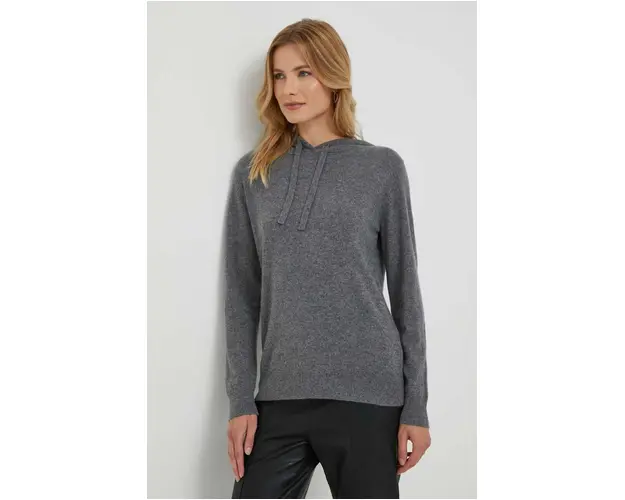 United Colors of Benetton pulover de casmir culoarea gri