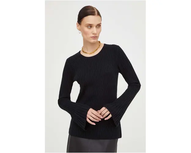 By Malene Birger pulover de lana femei, culoarea negru