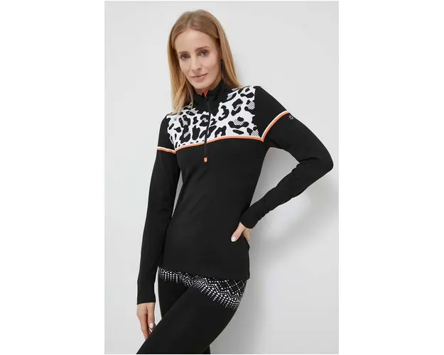 Newland hanorac Sibilla culoarea negru, cu imprimeu