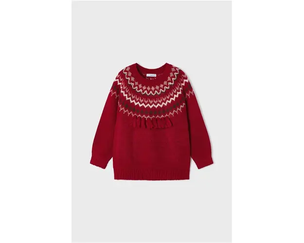 Mayoral pulover copii culoarea rosu, calduros