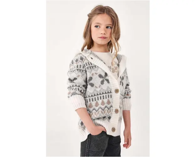 Mayoral cardigan copii culoarea gri, light
