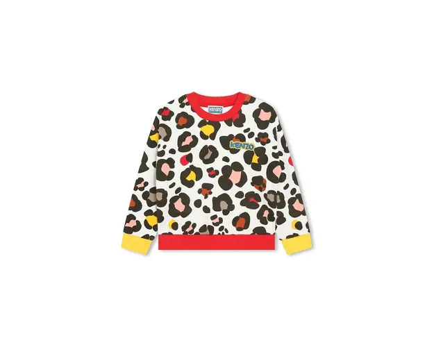 Kenzo Kids bluza copii culoarea bej, modelator