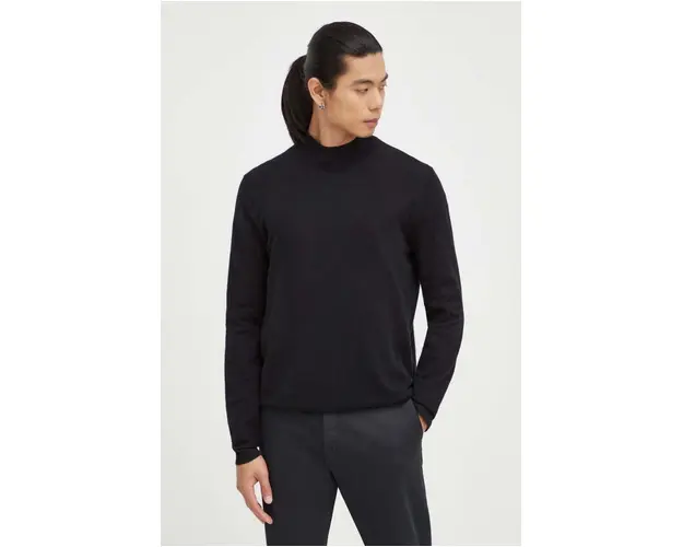 Tiger Of Sweden pulover de lana barbati, light, cu turtleneck