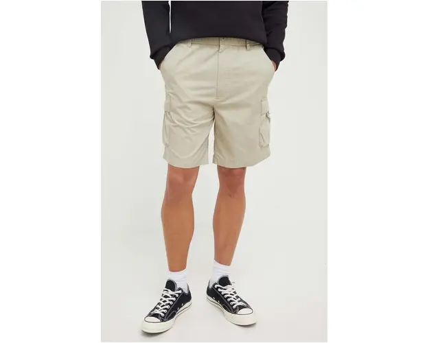 Samsoe Samsoe pantaloni scurti barbati, culoarea bej