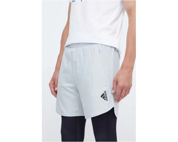 adidas Performance pantaloni scurti de antrenament Designed for Training culoarea verde