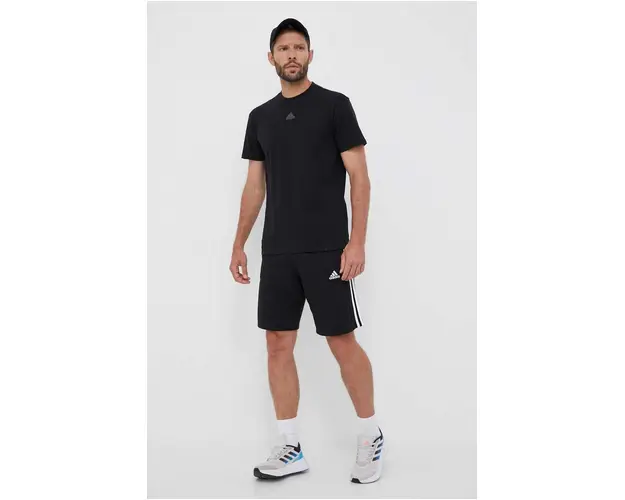 adidas pantaloni scurti barbati, culoarea negru IC9382