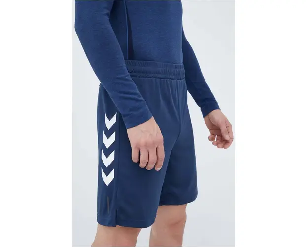 Hummel pantaloni scurti de antrenament Topaz 2-pack culoarea albastru marin