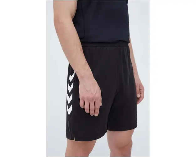 Hummel pantaloni scurti de antrenament Topaz culoarea negru